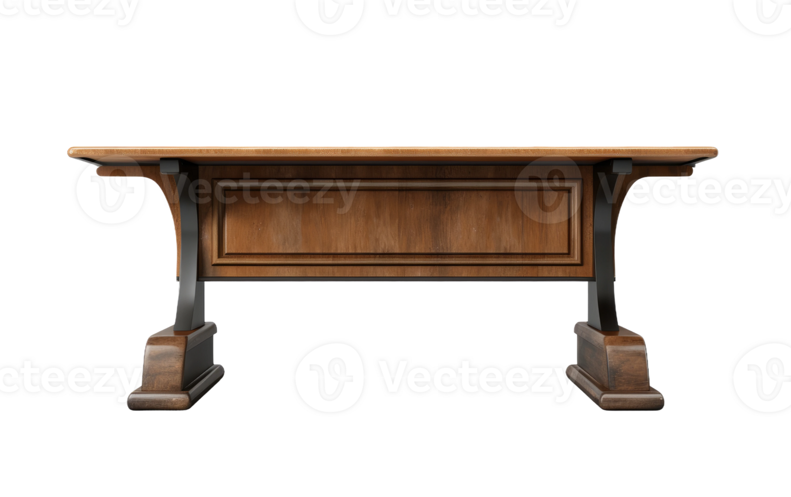 AI generated Lecture Desk On Transparent Background. png