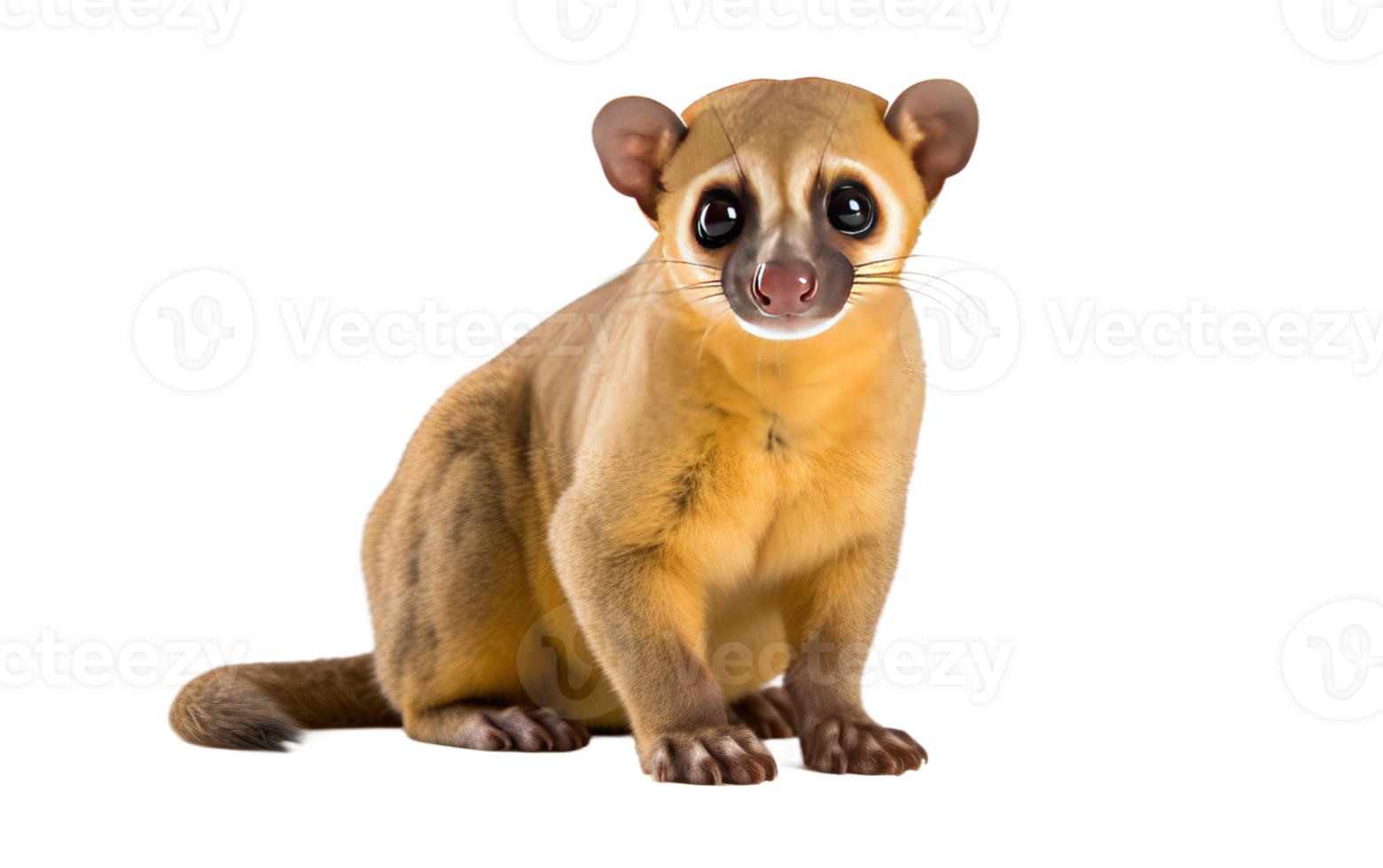 AI generated Kinkajou Image On Transparent Background. png