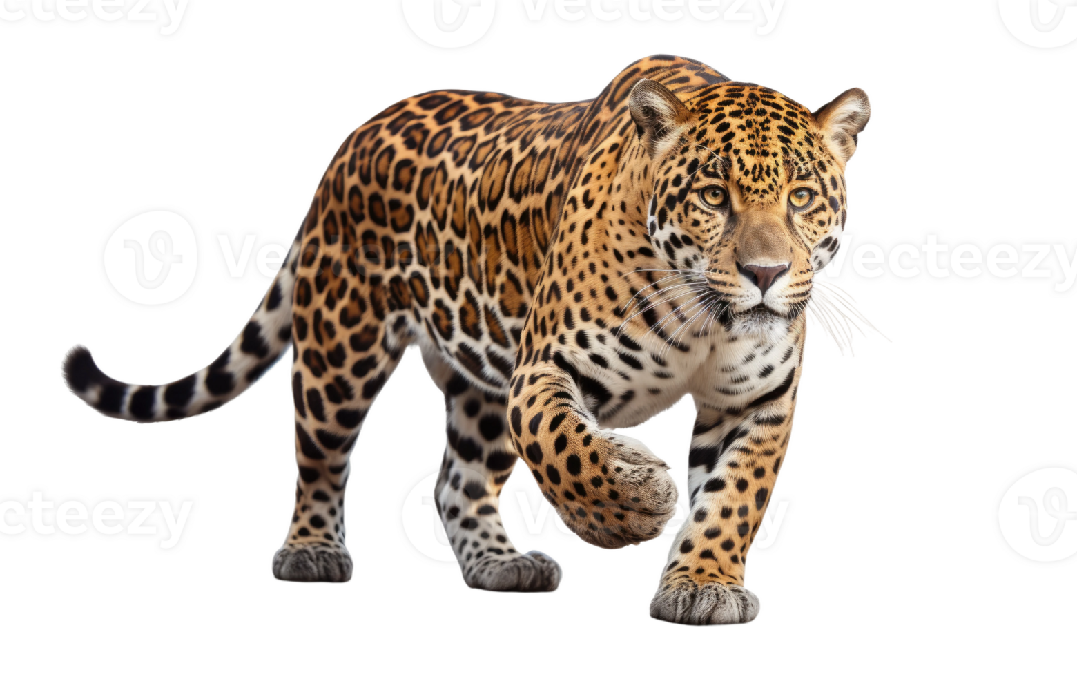 AI generated Jaguar Elegance On Transparent Background. png