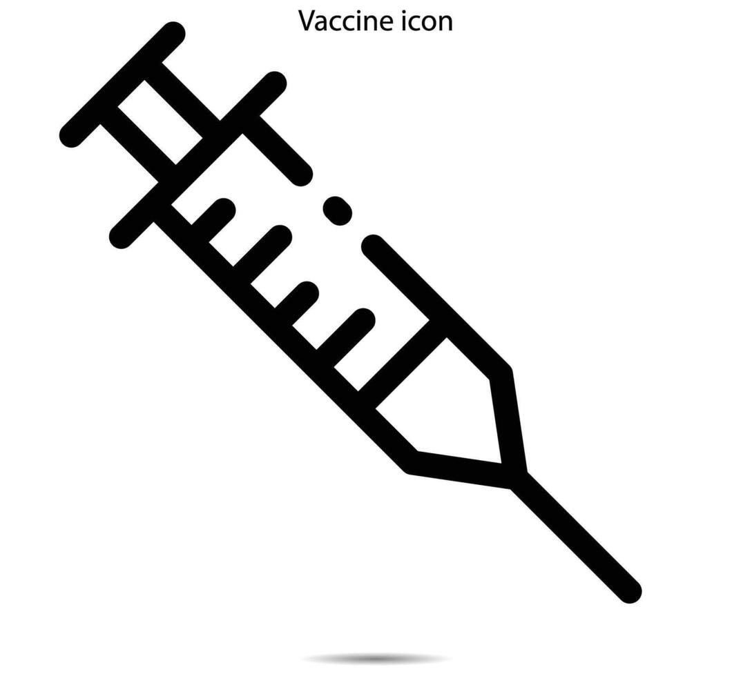 vacuna icono, vector ilustrador