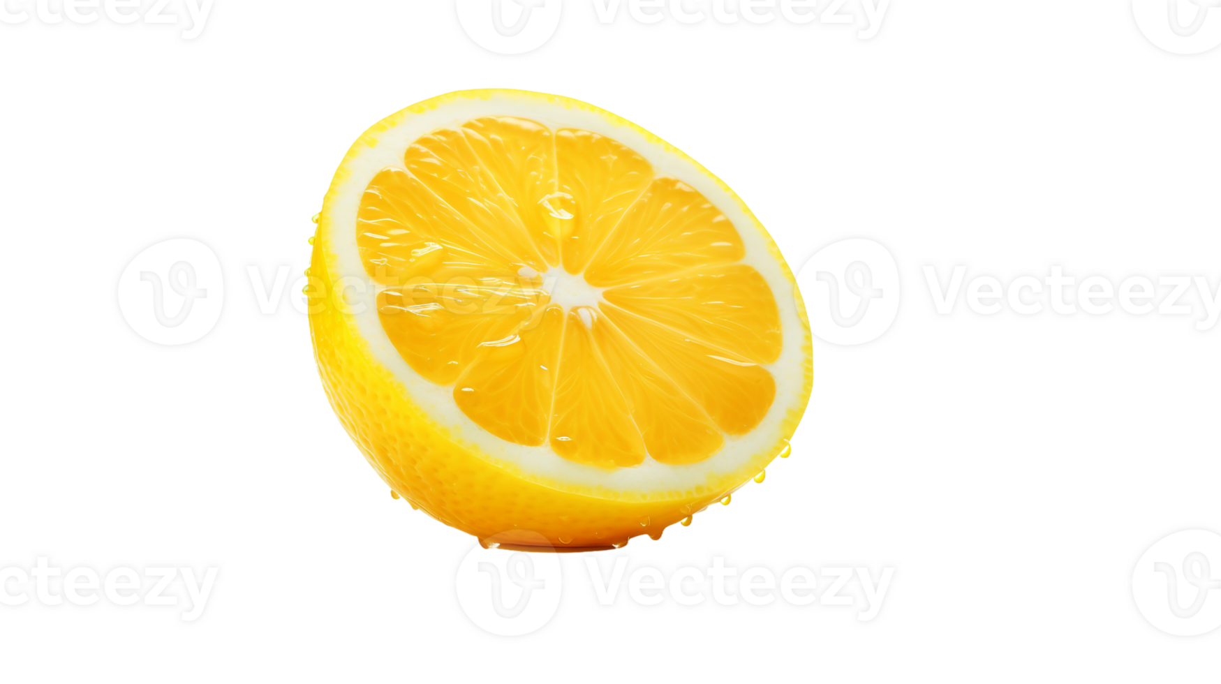 AI generated Lemon On Transparent Background png