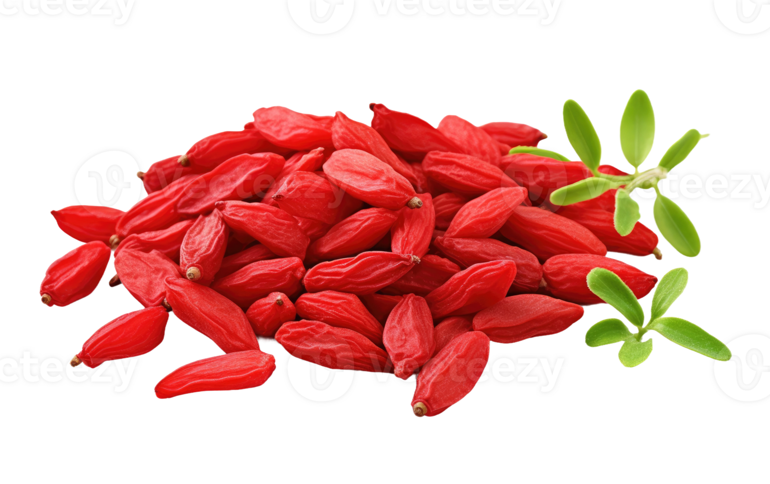 AI generated Goji Berries On Transparent Background png