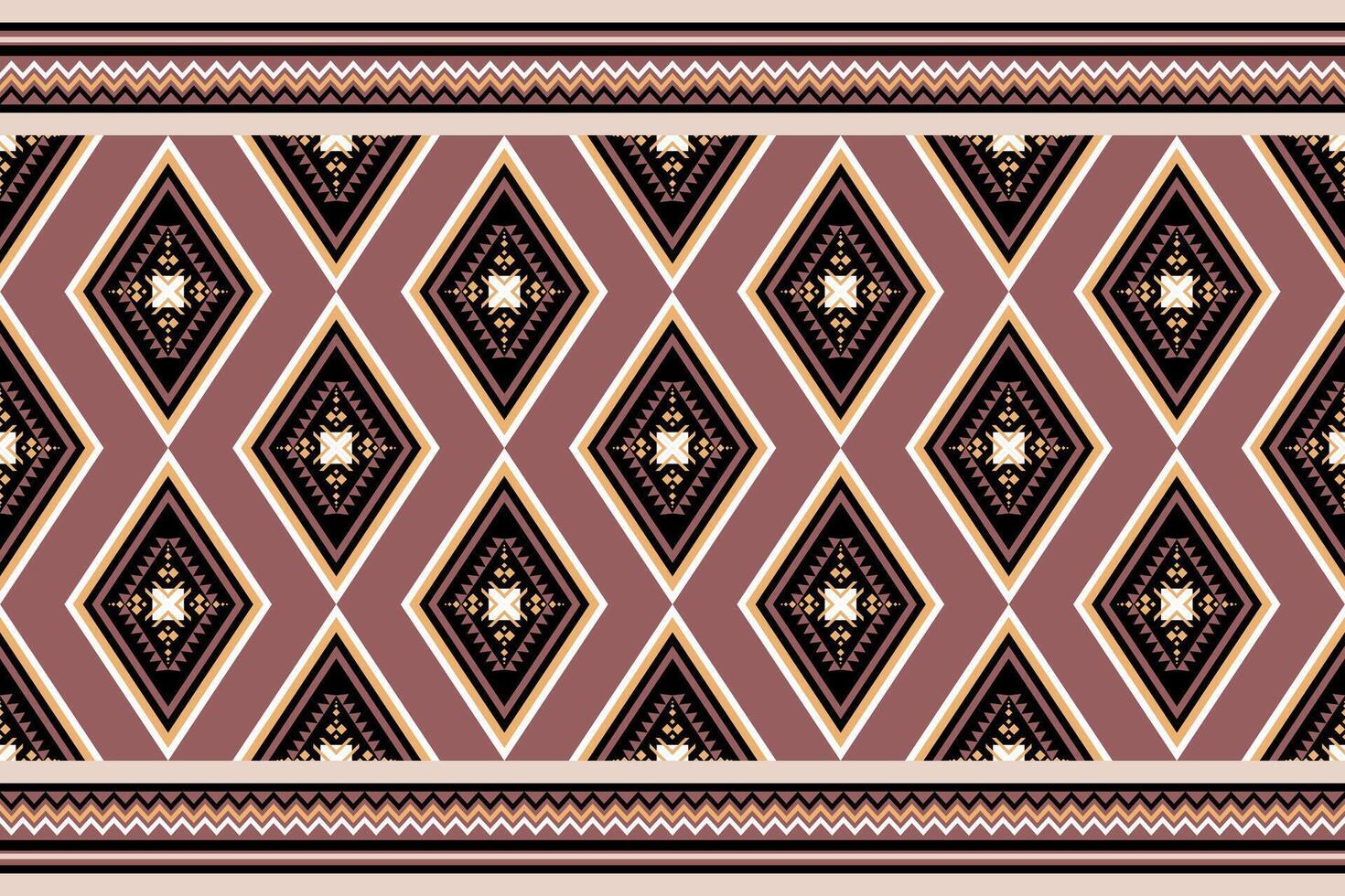 Geometric ethnic oriental seamless pattern. Can be used in fabric design for clothing, textile, wrapping, background, wallpaper, batik, carpet, embroidery style vector