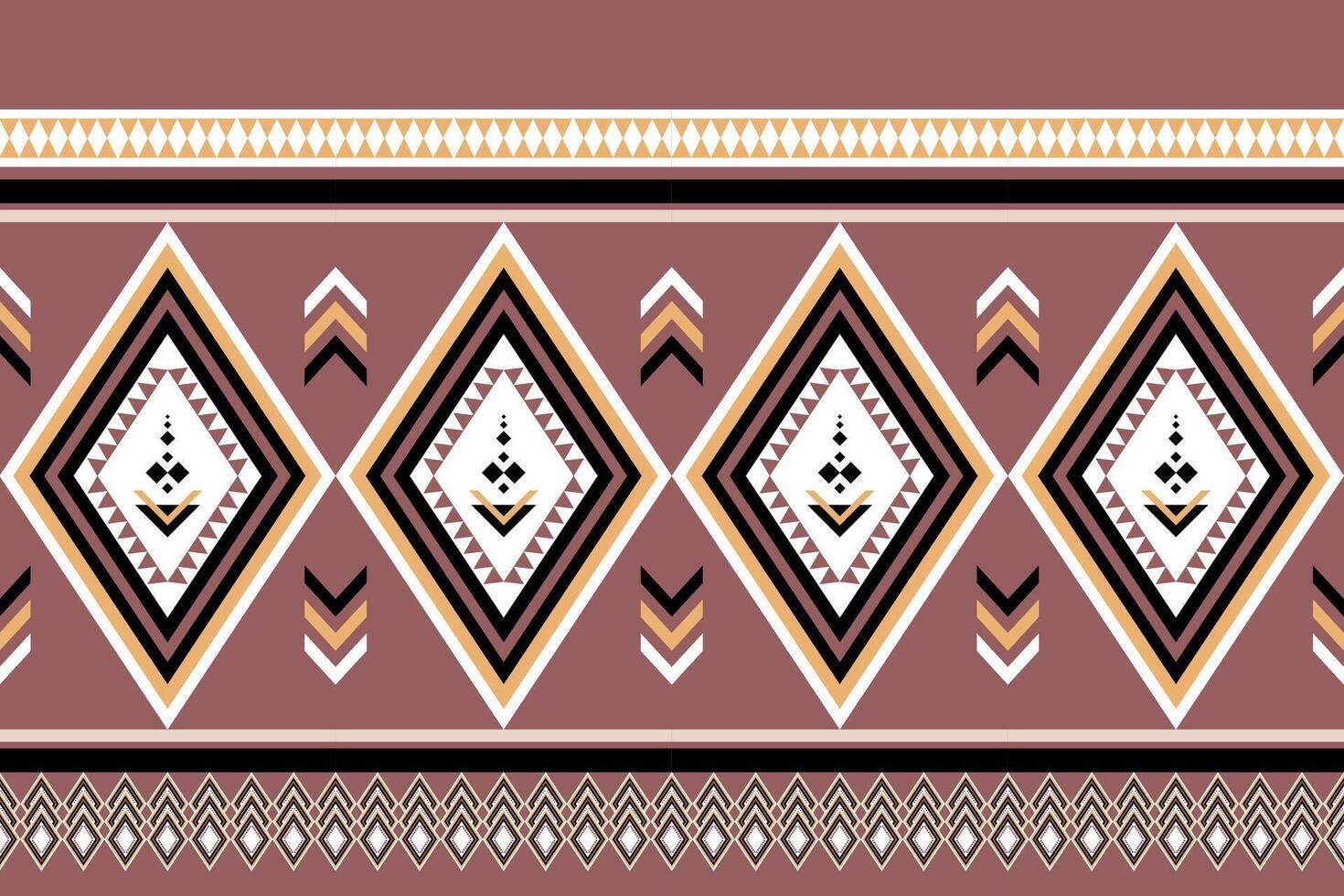 Geometric ethnic oriental seamless pattern. Can be used in fabric design for clothing, textile, wrapping, background, wallpaper, batik, carpet, embroidery style vector
