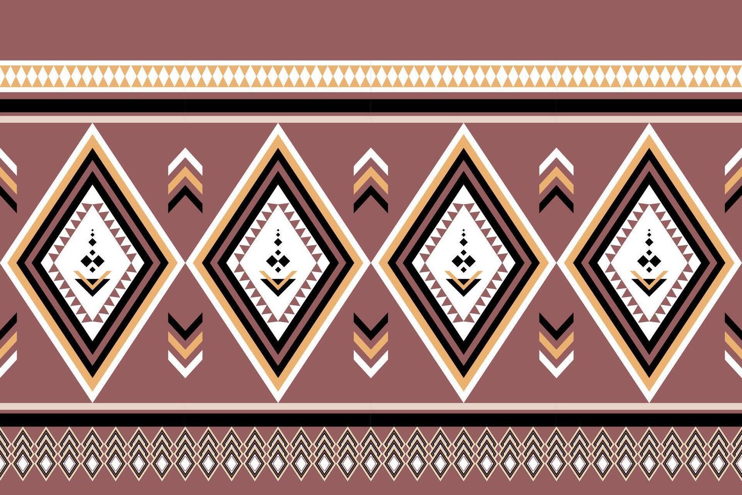 Geometric ethnic oriental seamless pattern. Can be used in fabric design for clothing, textile, wrapping, background, wallpaper, batik, carpet, embroidery style vector