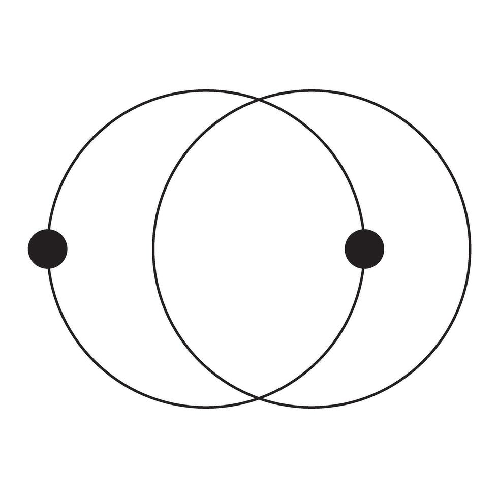 minimalista monoline forma elemen ornamen decoración vector