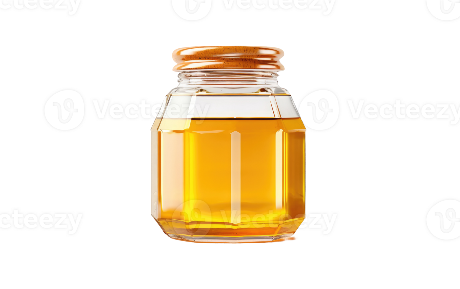 AI generated Honey Bottle On Transparent Background png