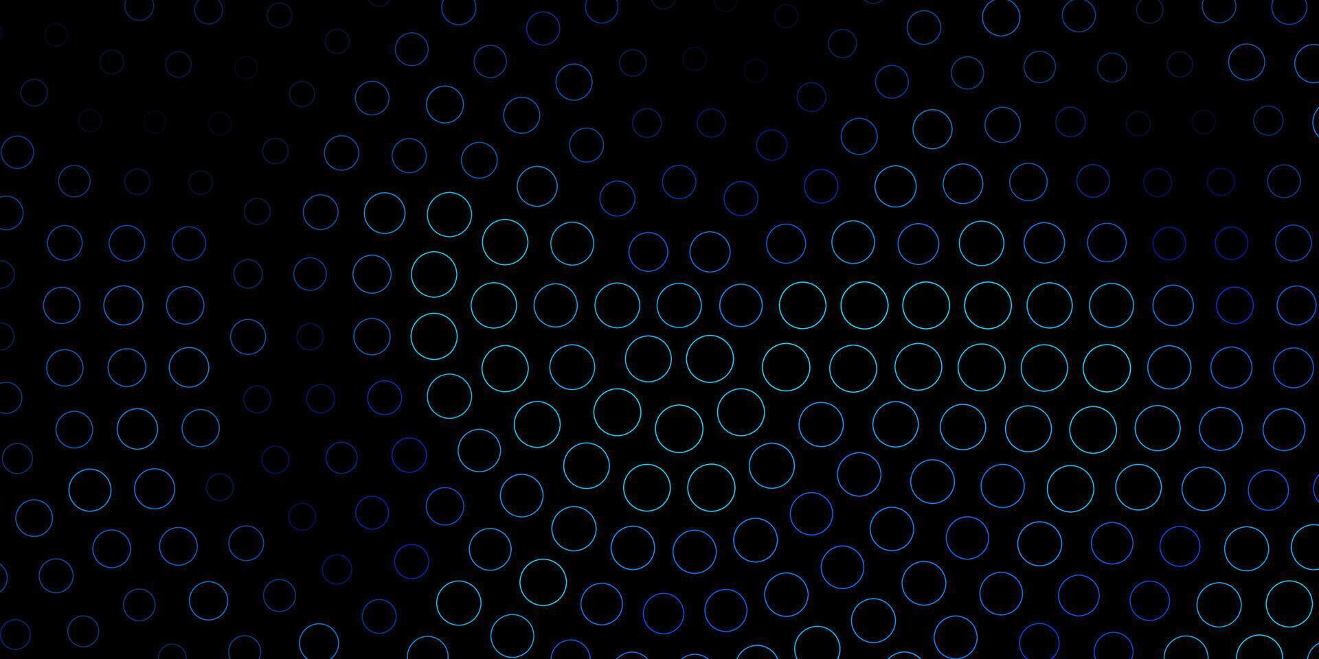 Dark BLUE vector pattern with spheres.