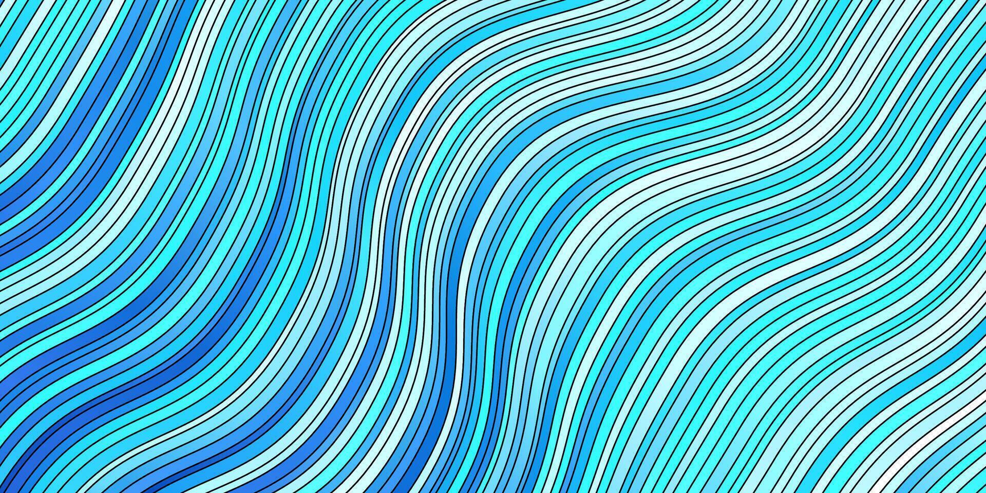 Light BLUE vector pattern with wry lines.