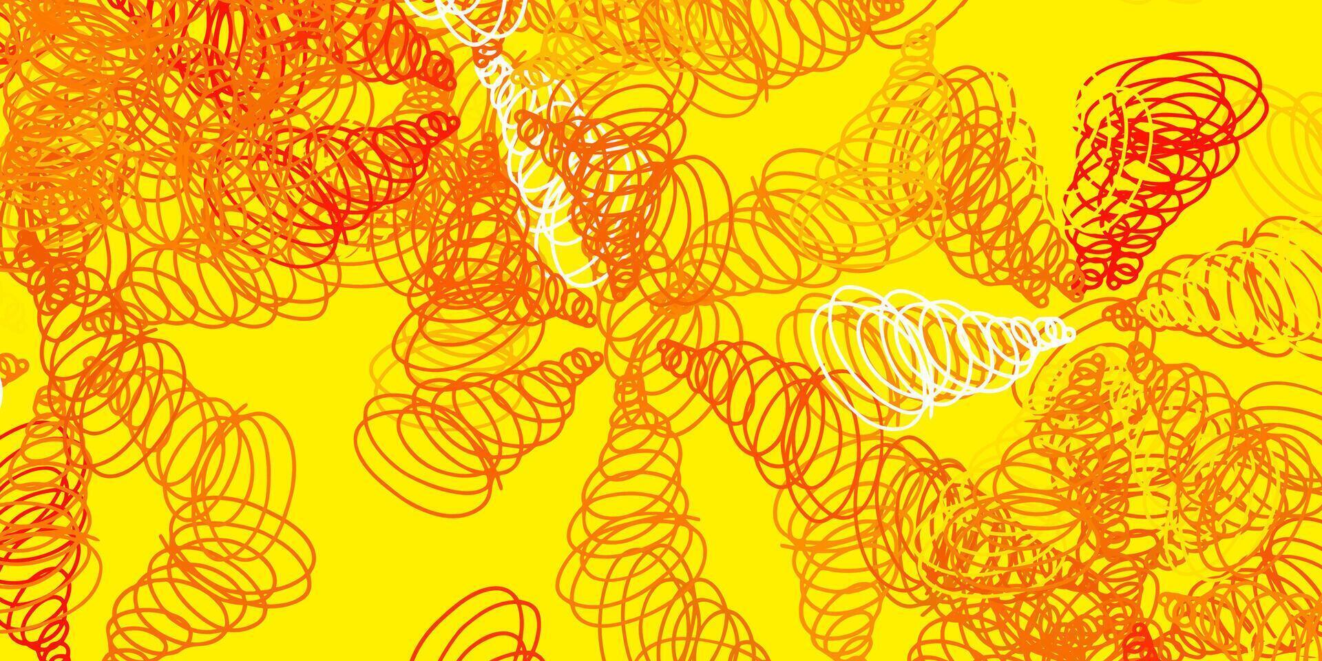 Light green, yellow vector template with wry lines.