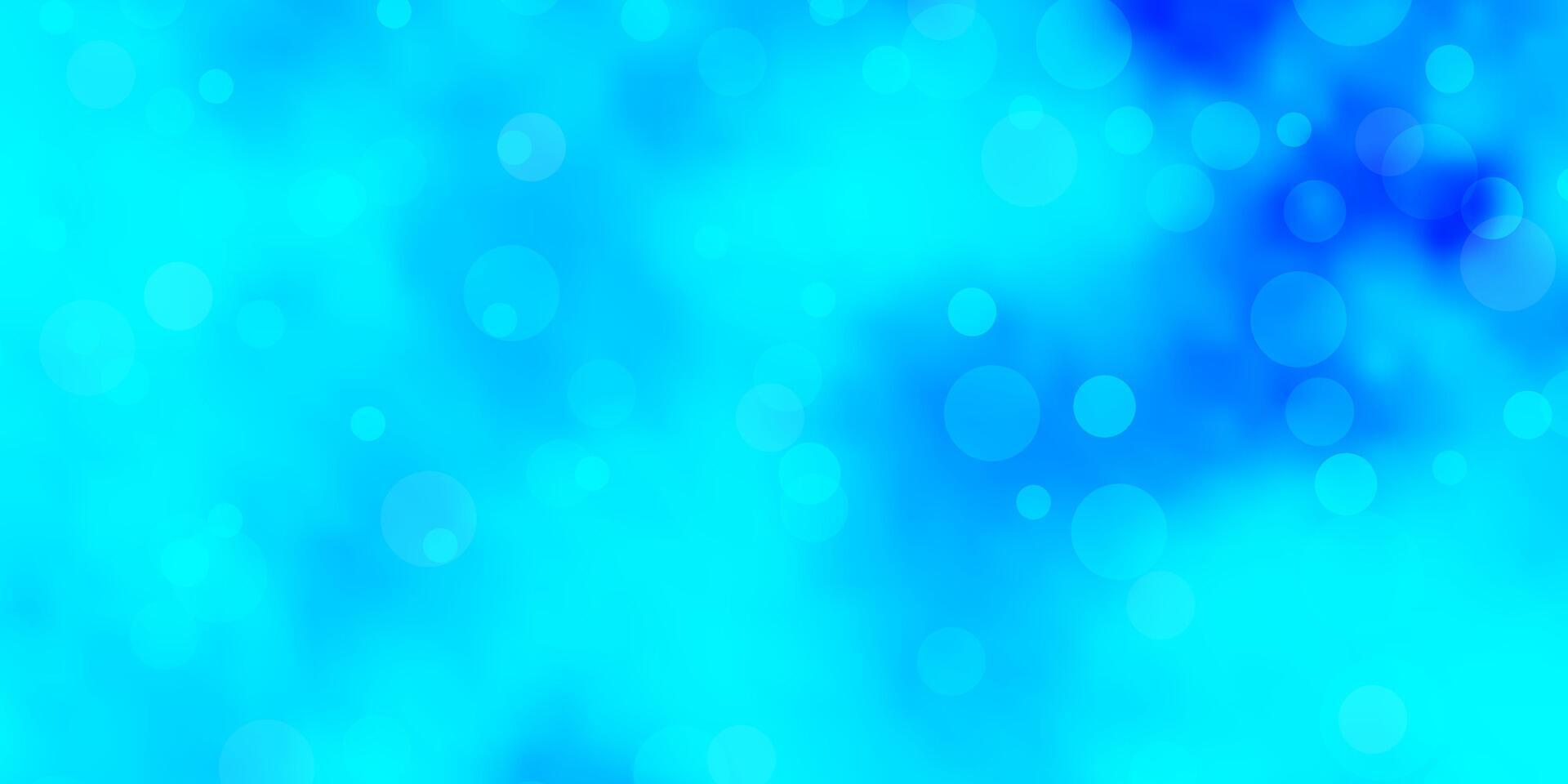 textura de vector azul claro con círculos.