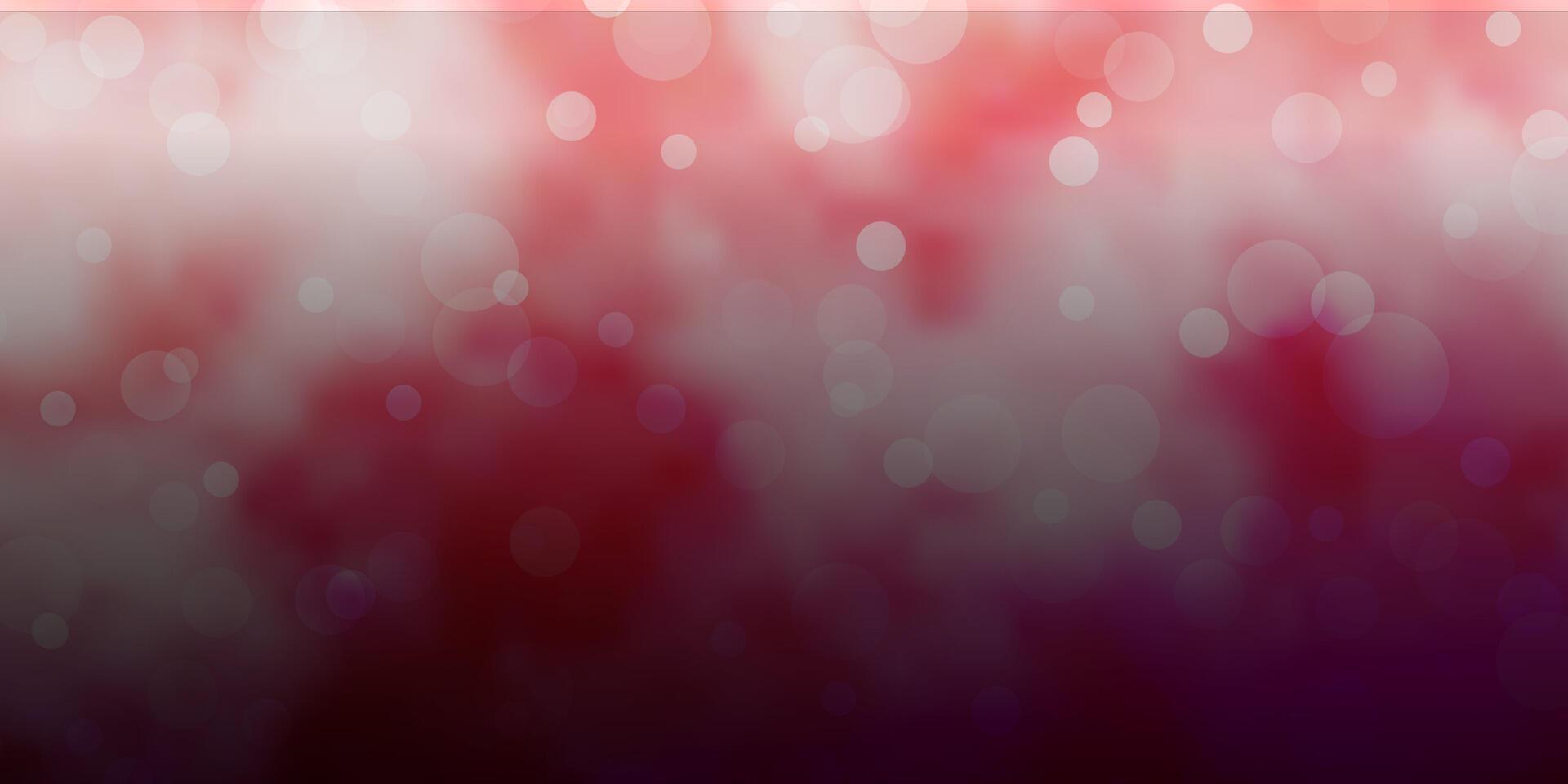 Light Pink vector layout with circles.