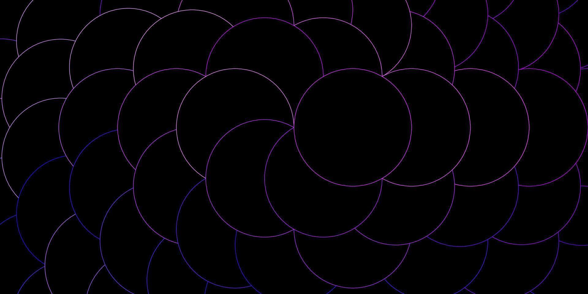 Dark Pink, Blue vector pattern with spheres.