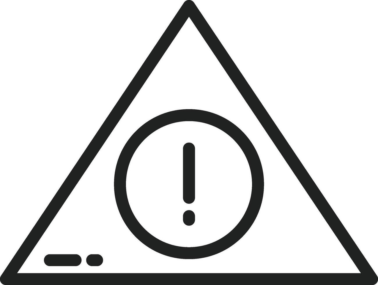 Warning icon vector image. Suitable for mobile apps, web apps and print media.
