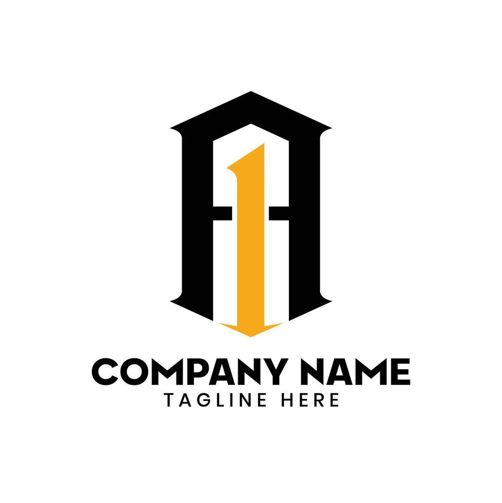 A1 or 1A Flat Vector Logo Design Top Rated A1 Logo