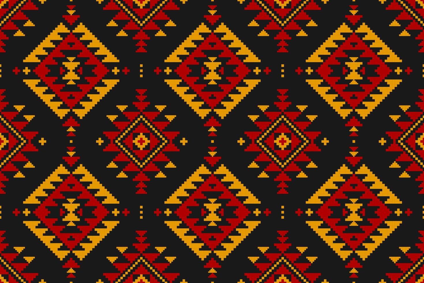 Geometric ethnic seamless pattern traditional. American, Mexican style. Aztec tribal ornament print. Design for background, wallpaper, illustration, fabric, clothing, carpet, batik, embroidery. vector