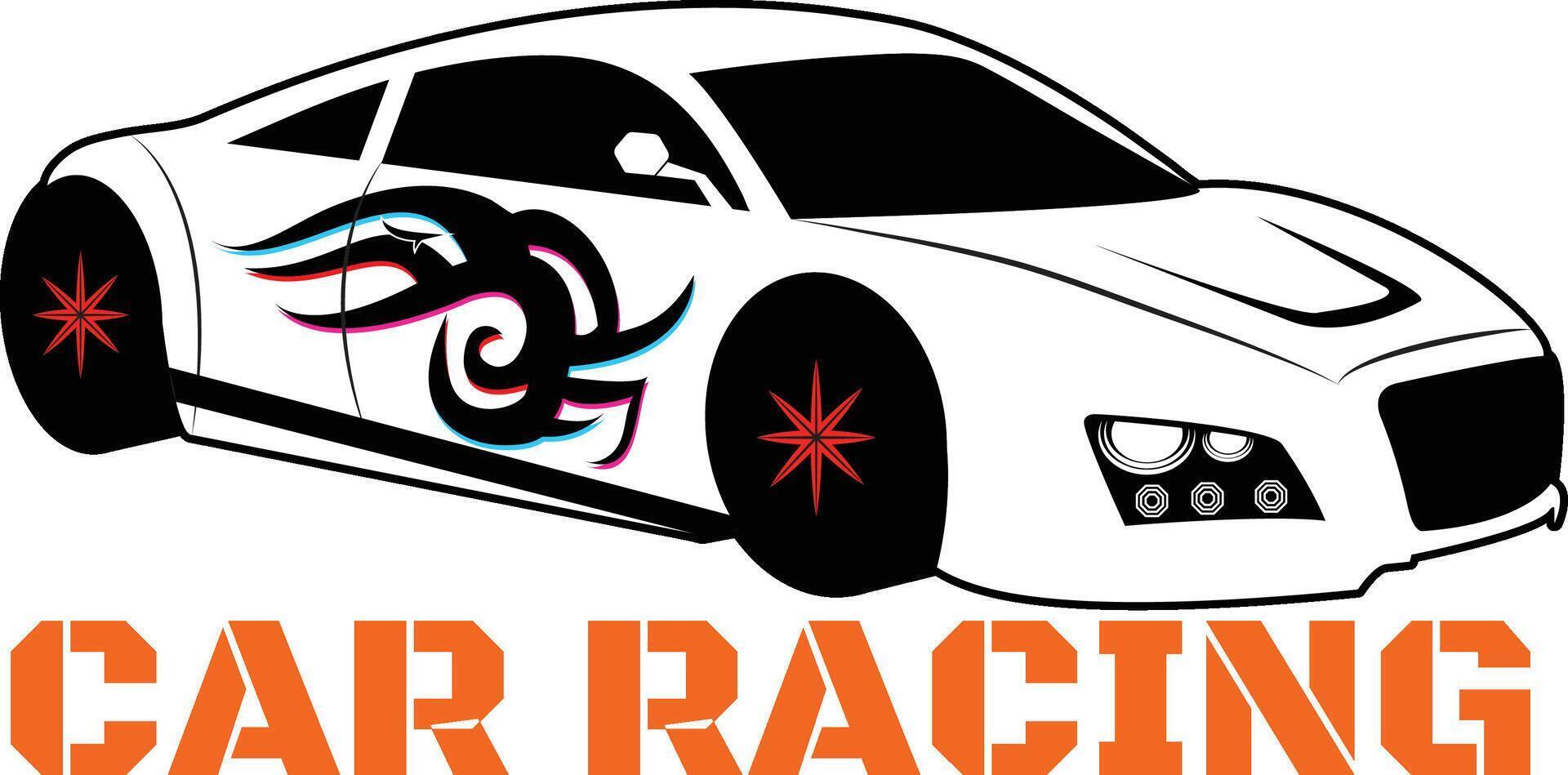 Car Racing Vector T Shirt Design