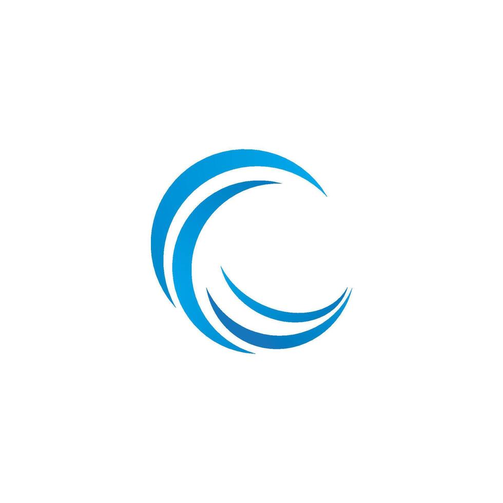 Water Wave logo vector
