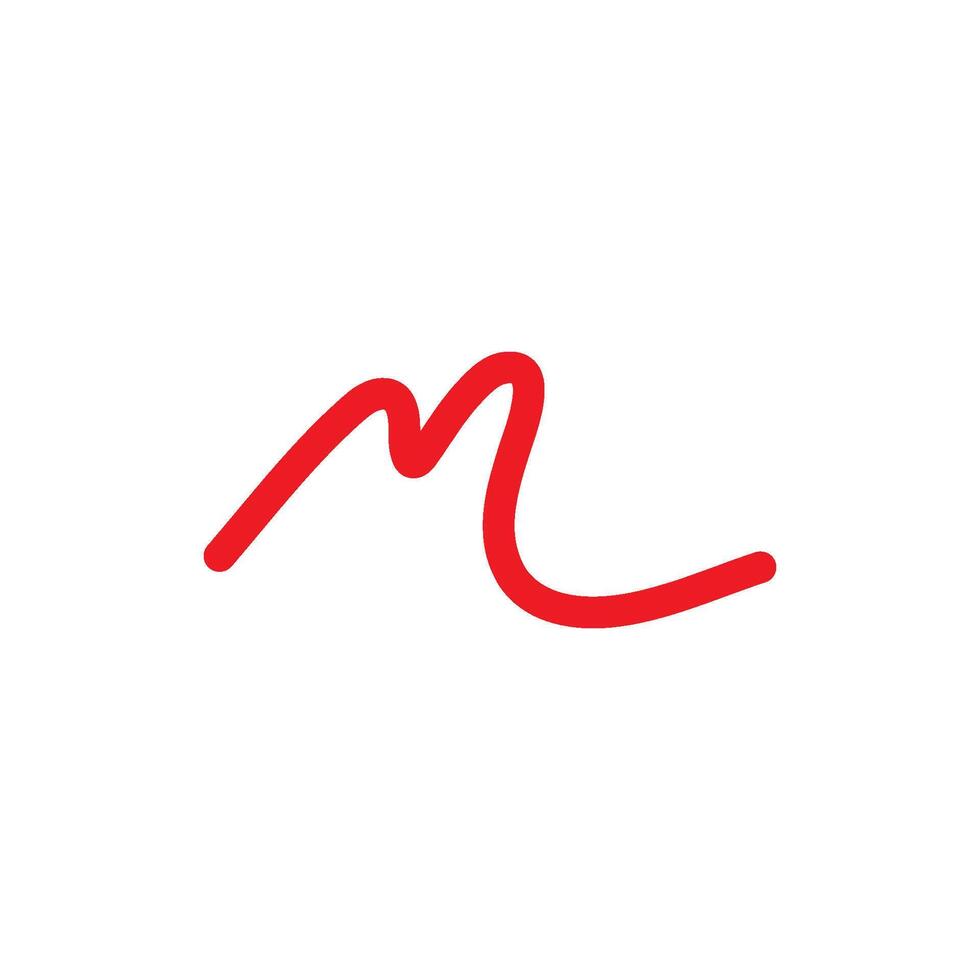 M letter logo vector