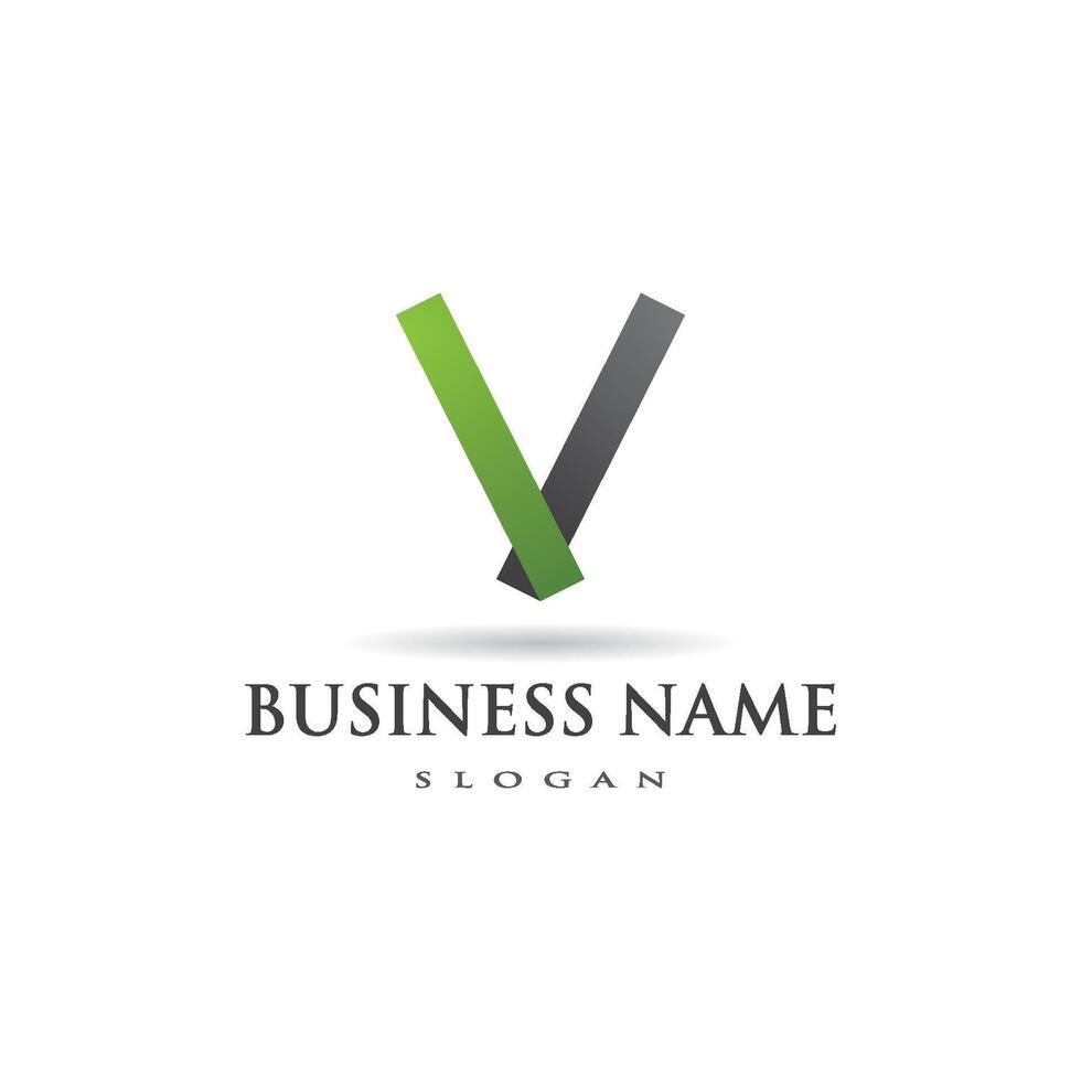 V Letter logo vector