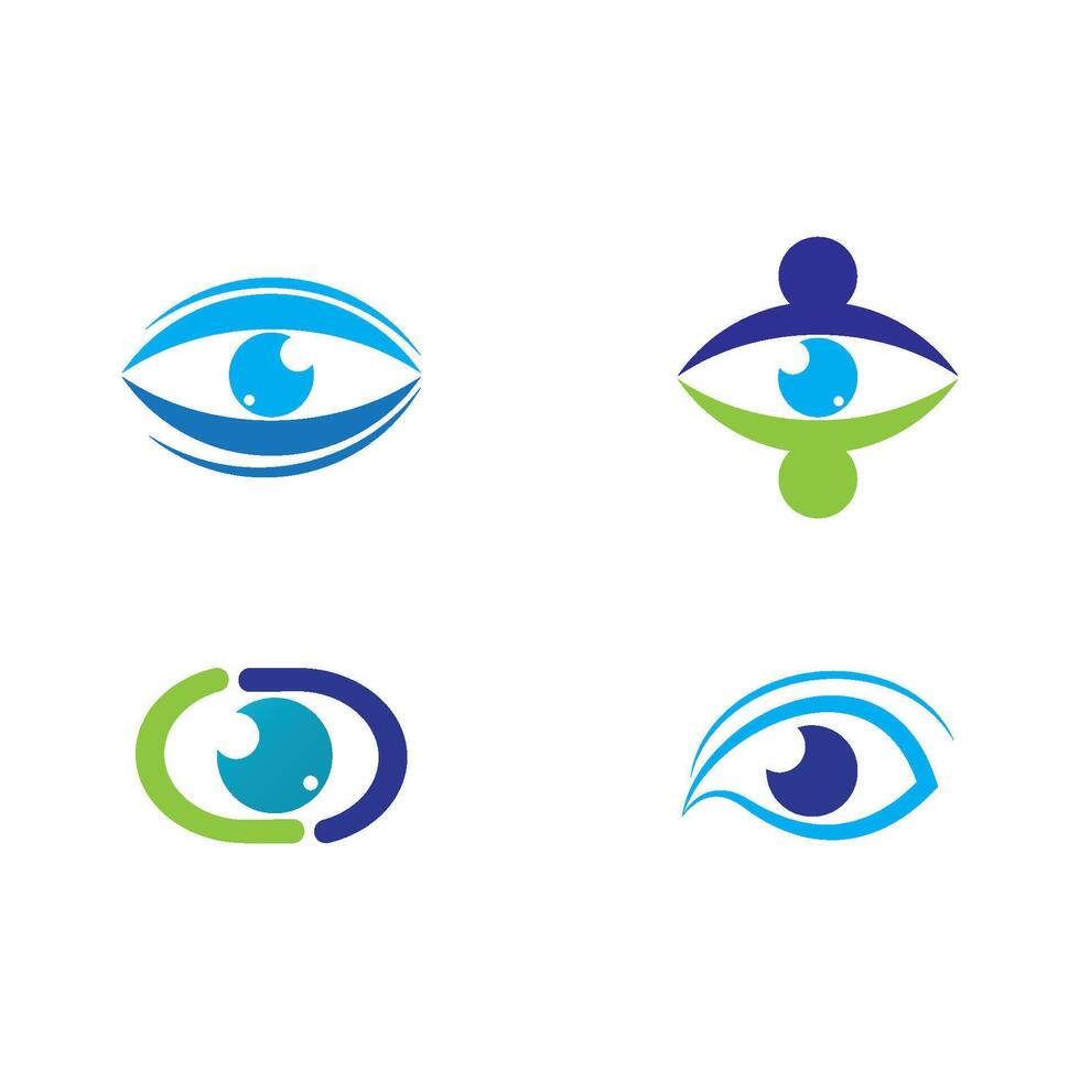 logotipo de ilustración de ojo vector