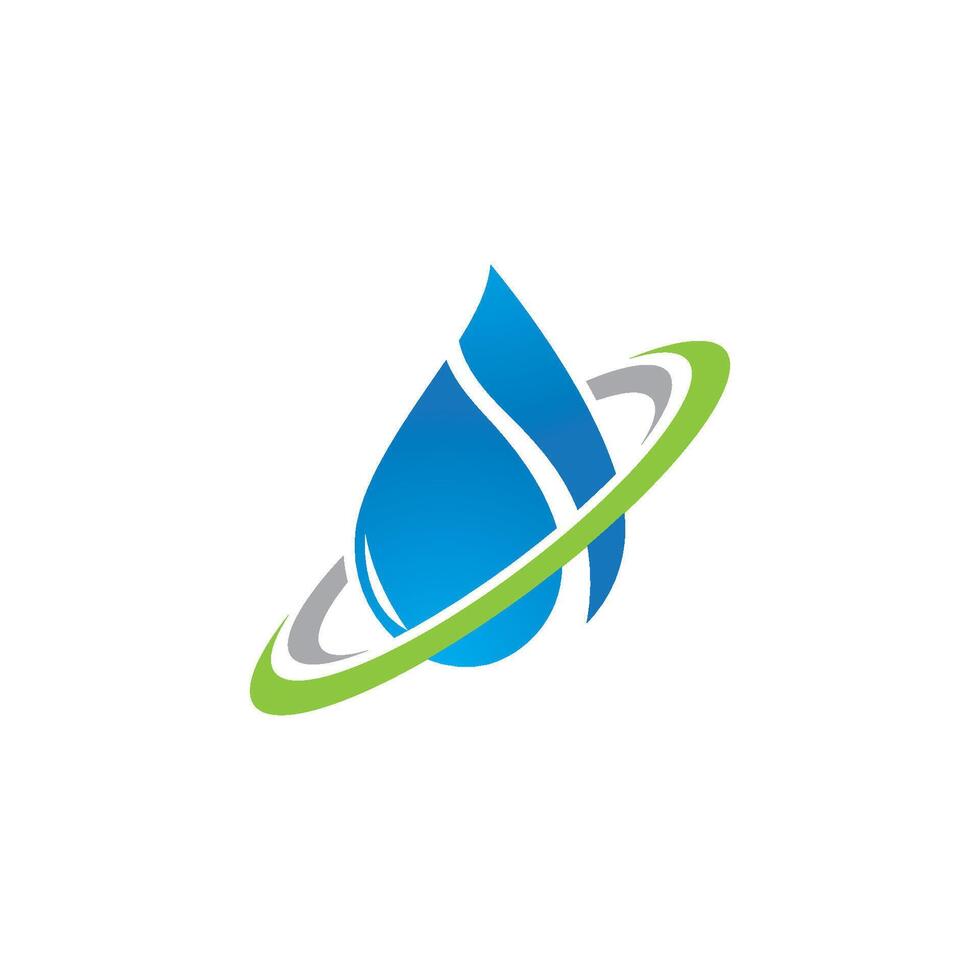 Water drop logo vector