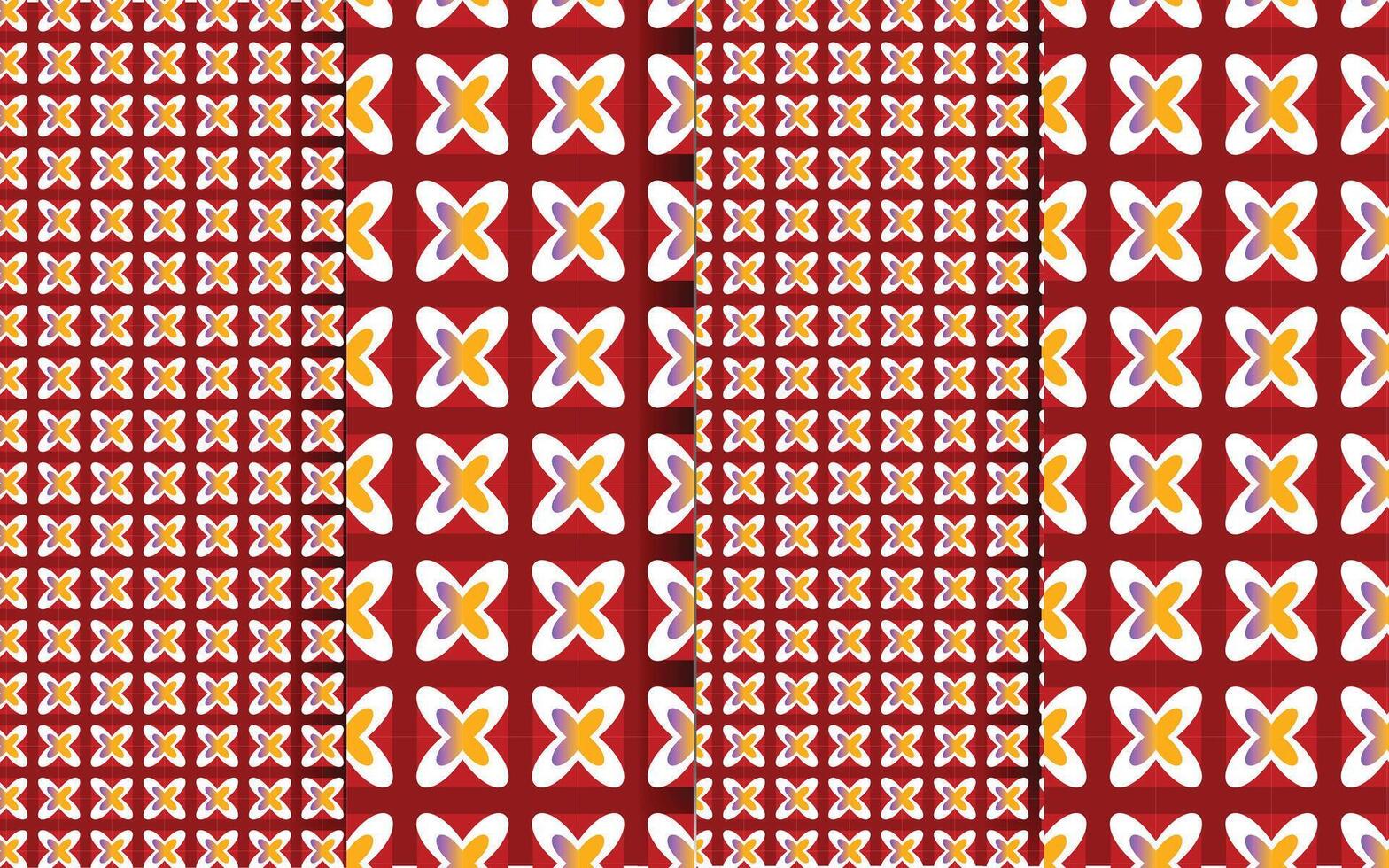 Unique Geometric pattern design template vector