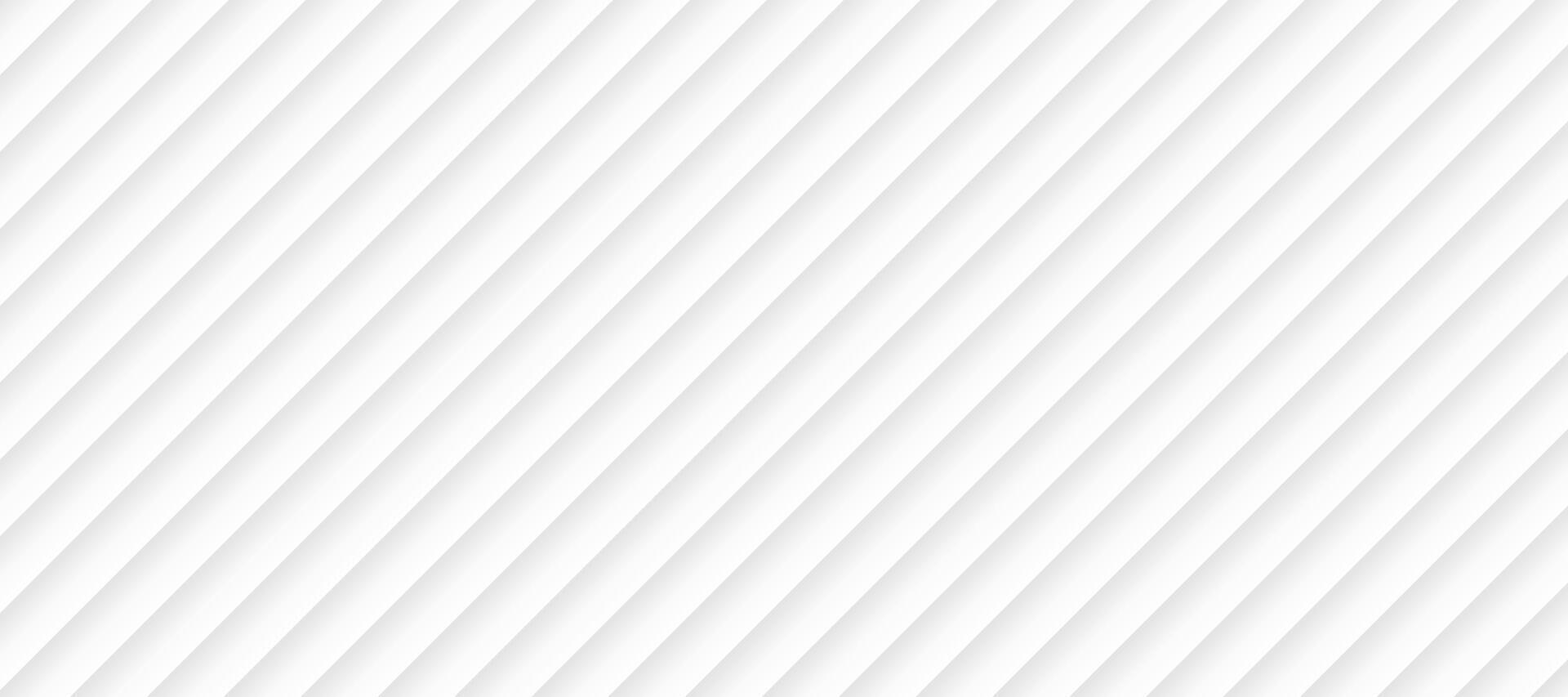 Grey white abstract modern background with diagonal lines vector