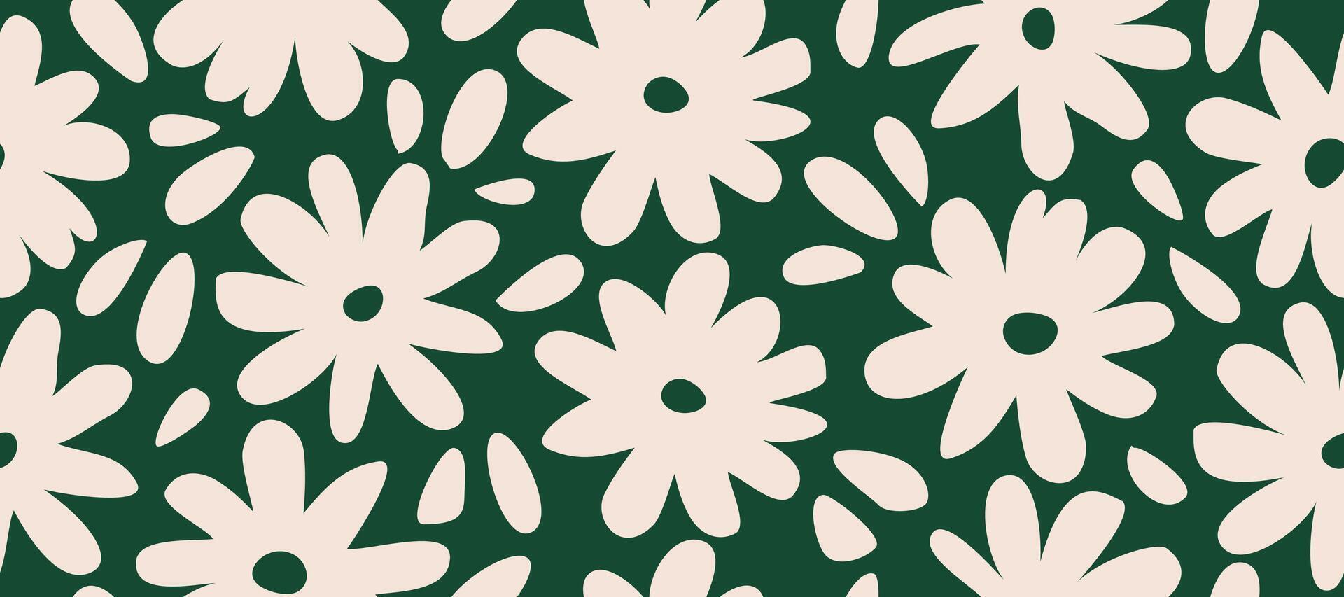 mano dibujado mínimo resumen flores sin costura patrones con floral para tela, textiles, ropa, fondo de pantalla, cubrir, bandera, hogar decoración, resumen antecedentes. vector ilustración.