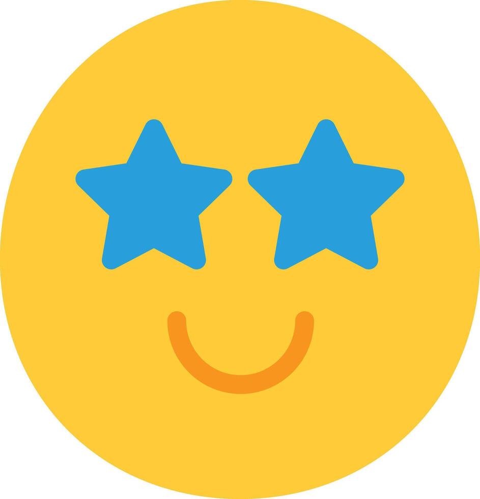 Excited vector icon