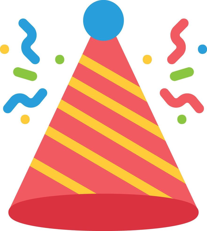 Party hat vector icon