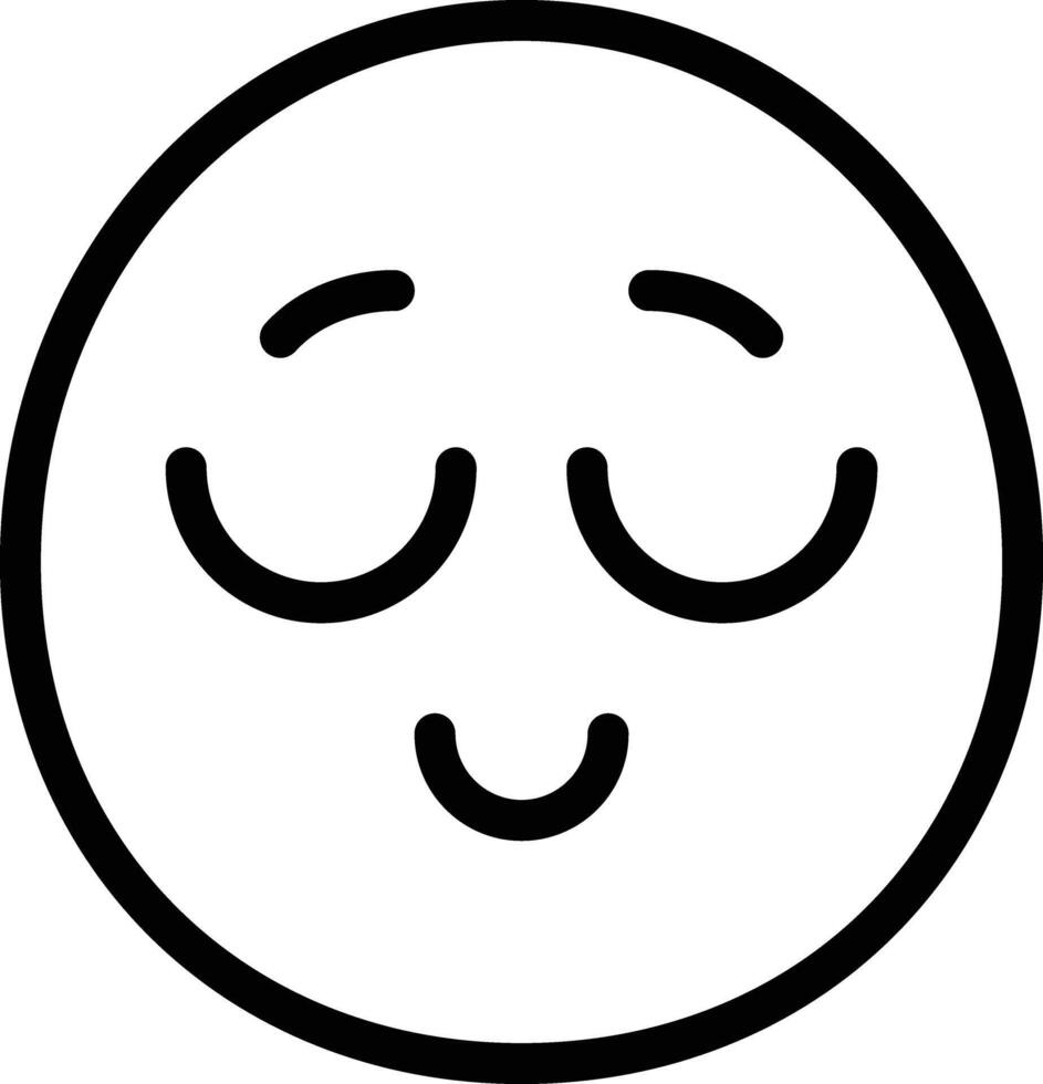 Relaxed vector icon