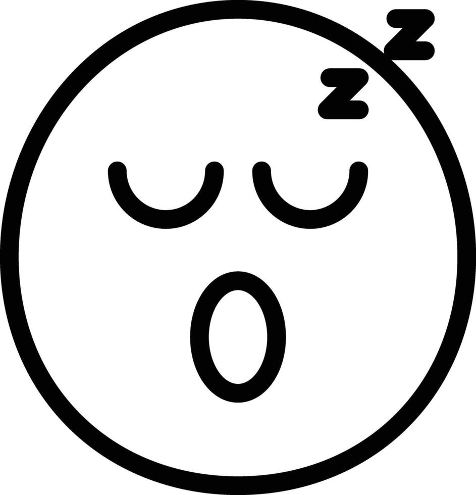 Sleep vector icon