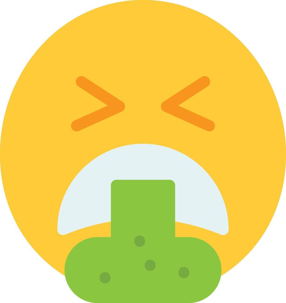Vomit vector icon