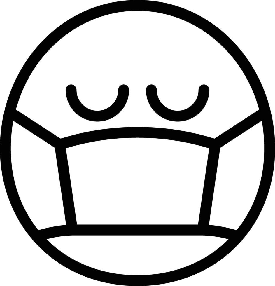 Face mask vector icon