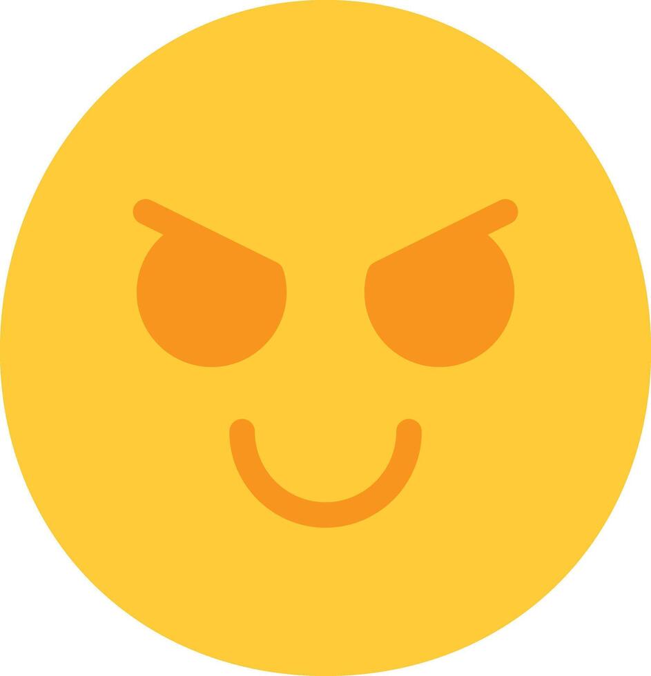 Evil vector icon