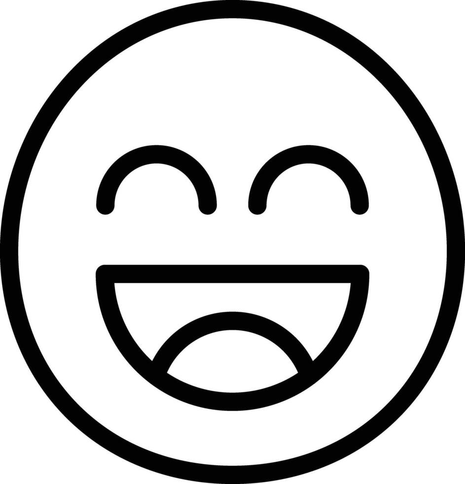 Laugh vector icon