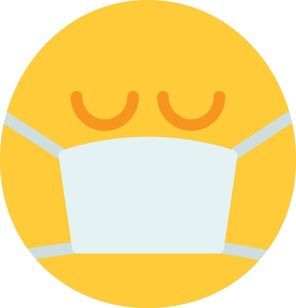 Face mask vector icon