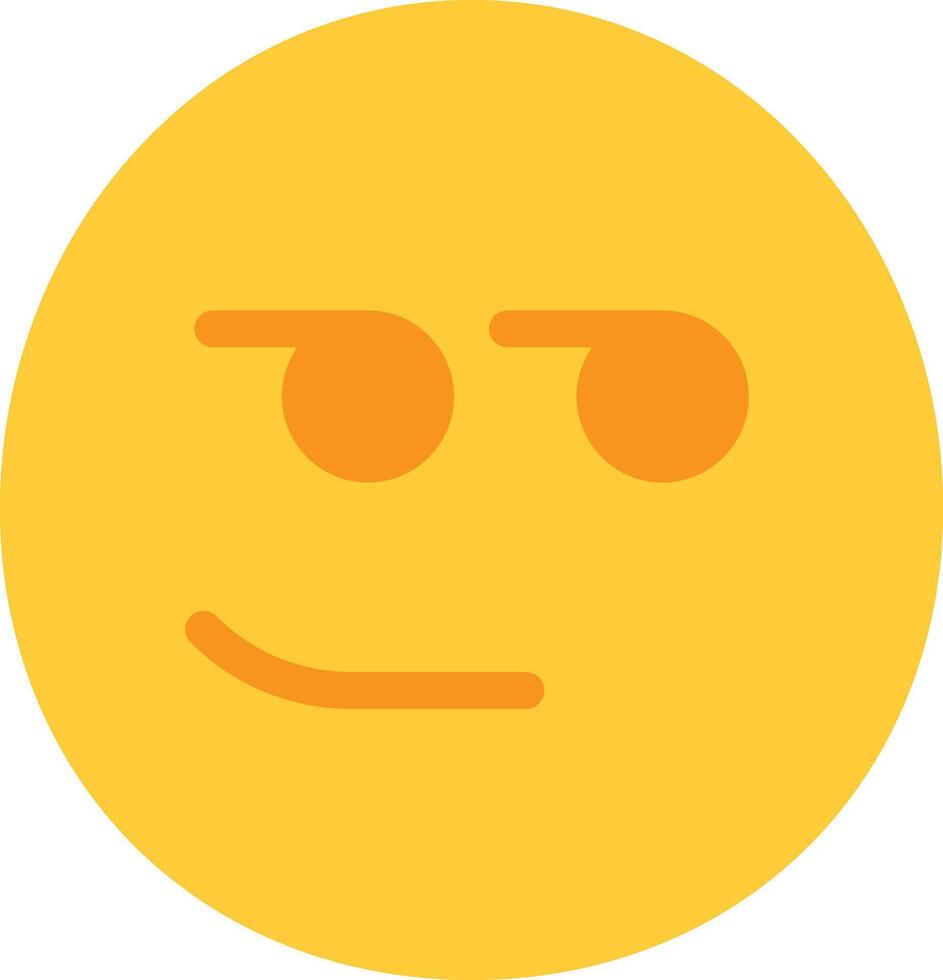Smirking  vector icon