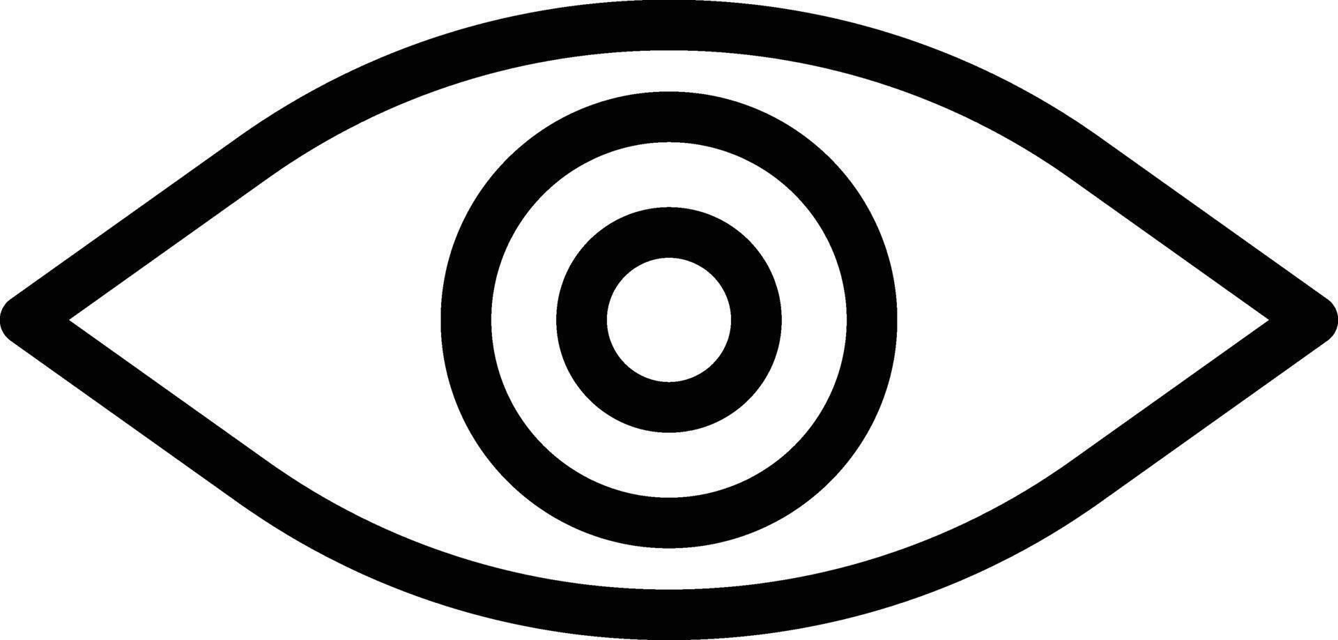 Eye vector icon