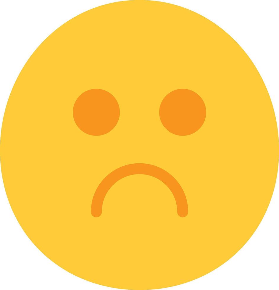 Sad vector icon