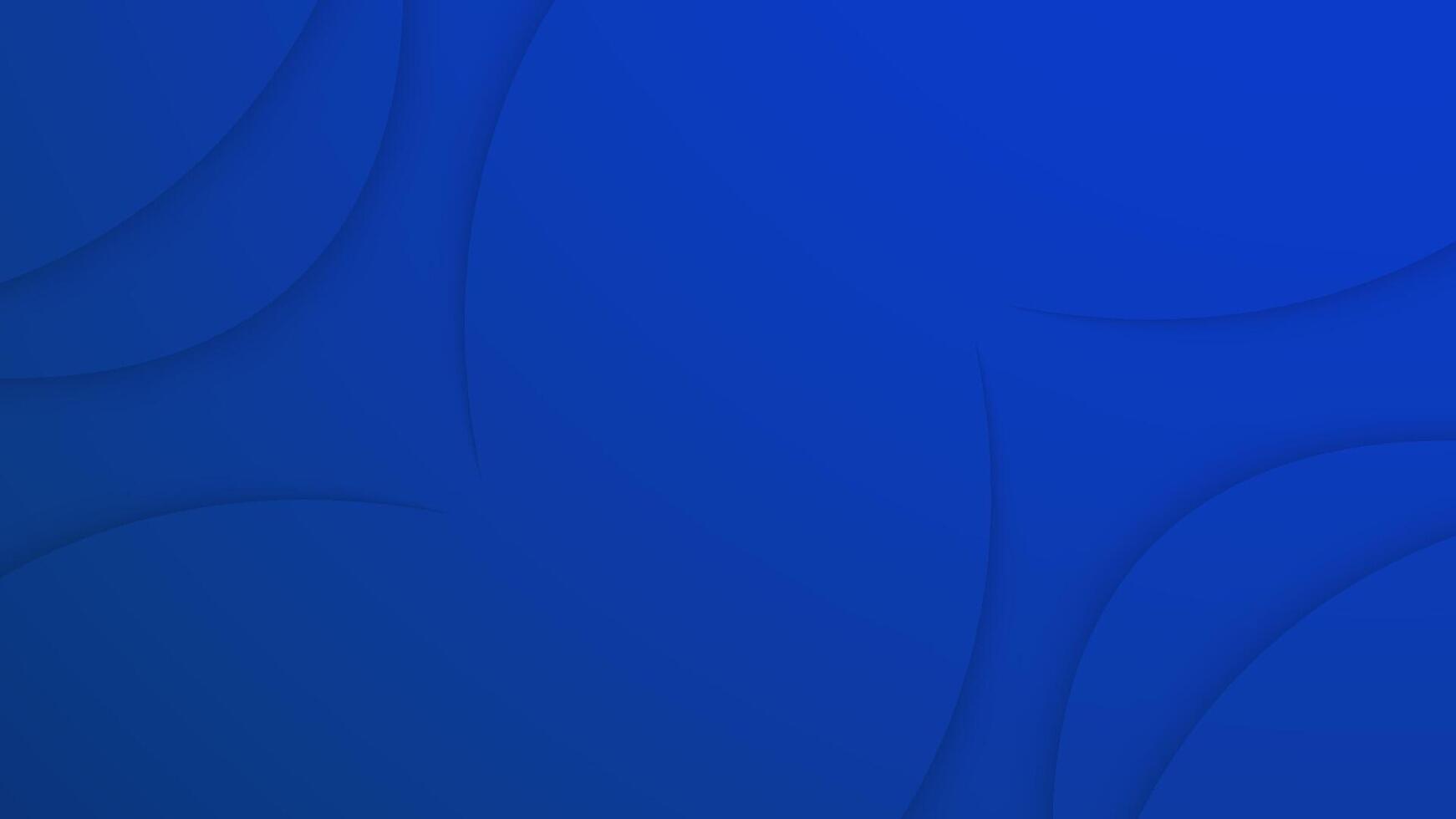 Abstract royal blue background with shadow curve. Template design for landing page, UI, business presentation, invitation card, cover. Illustration with copy space. vector