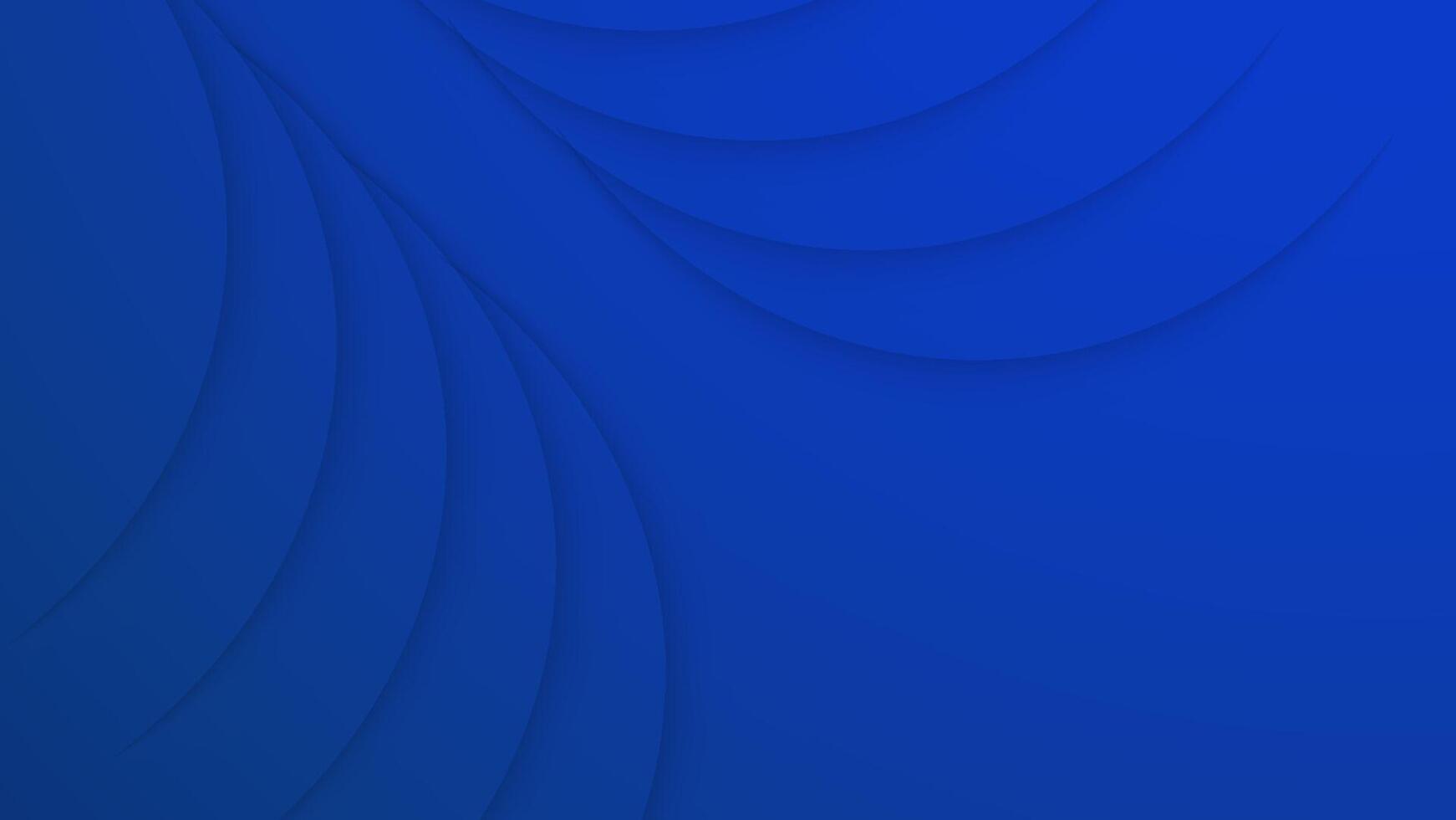 Abstract royal blue background with shadow curve. Template design for landing page, UI, business presentation, invitation card, cover. Illustration with copy space. vector