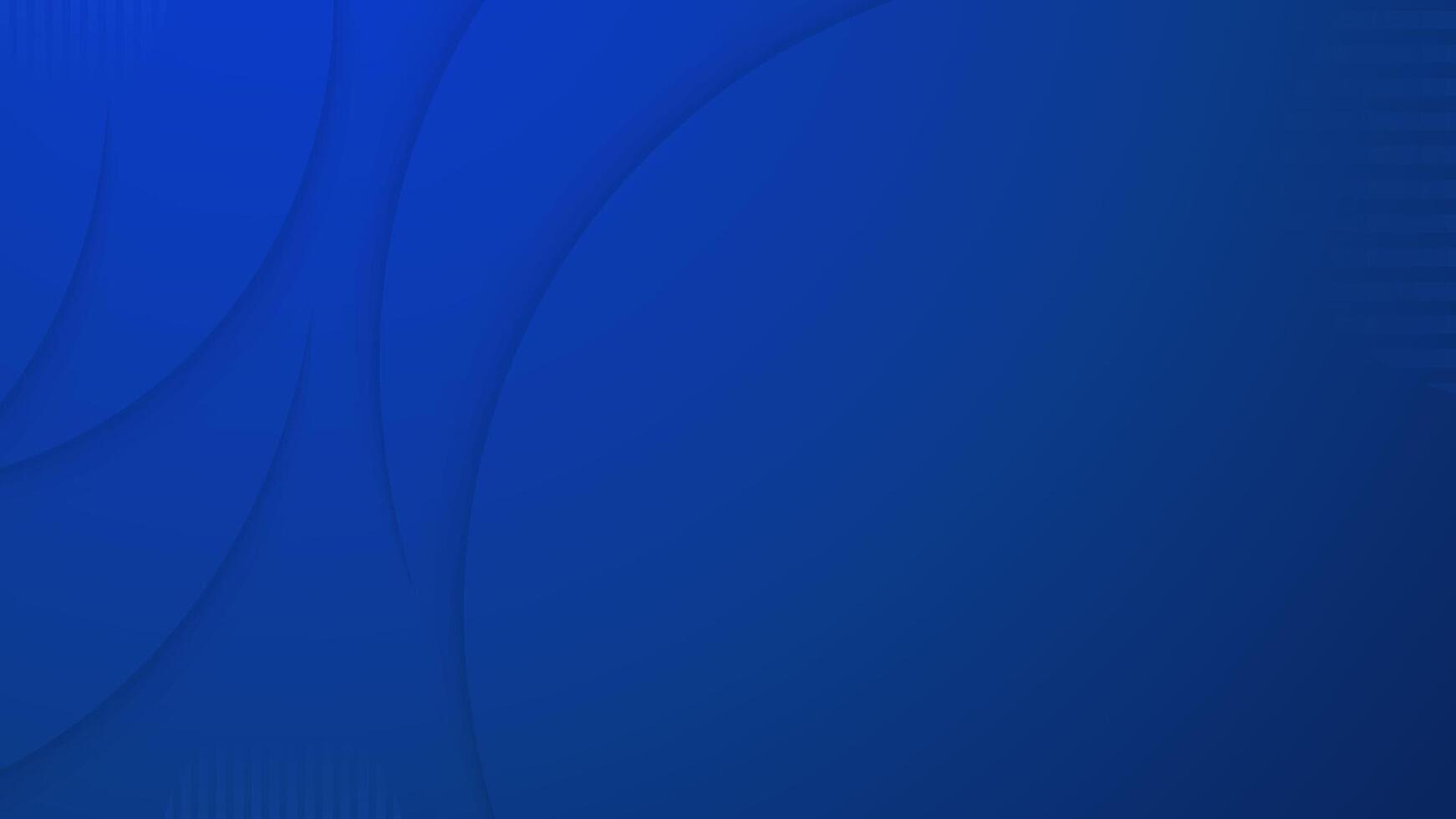 Abstract royal blue background with shadow curve. Template design for landing page, UI, business presentation, invitation card, cover. Illustration with copy space. vector