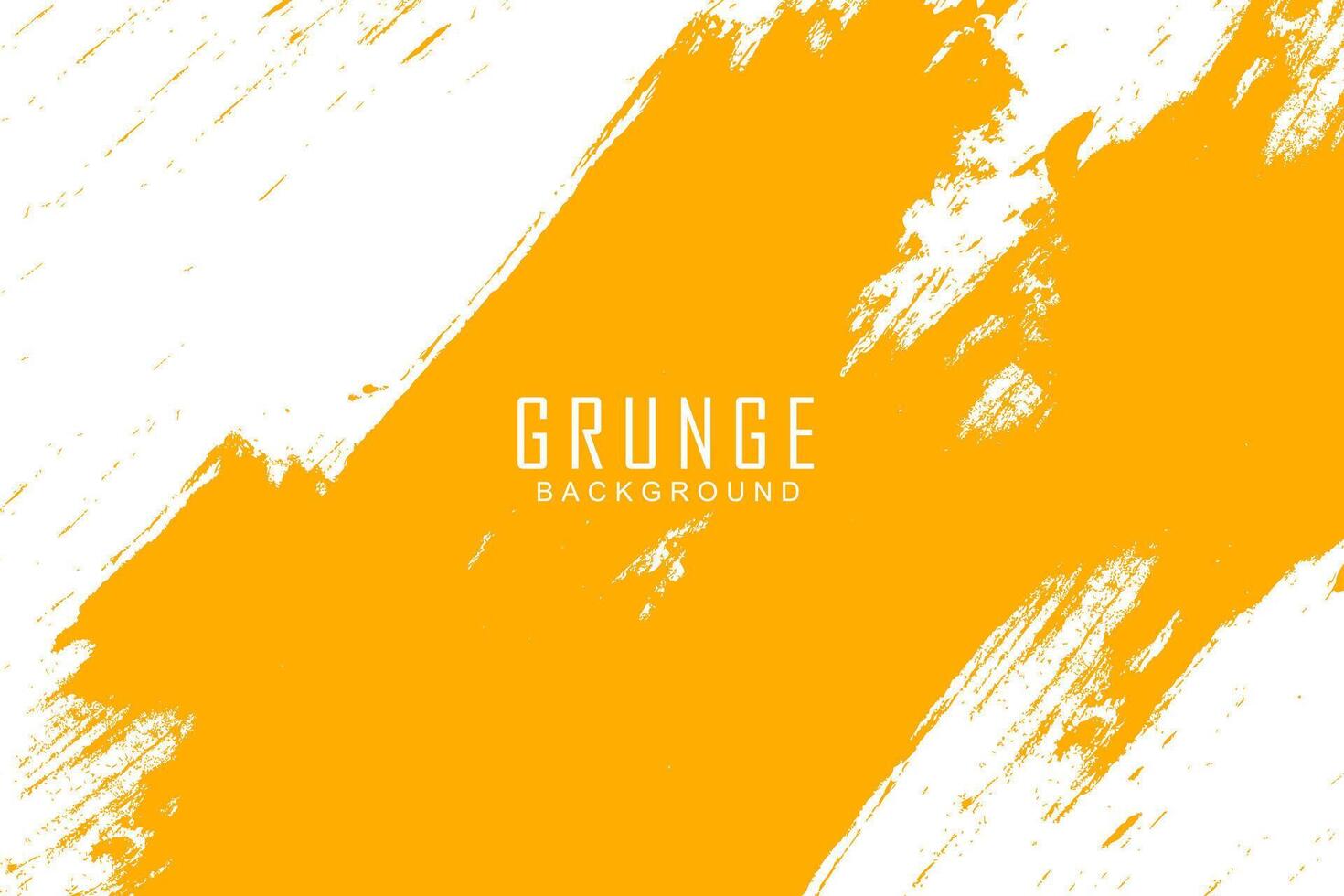 Abstract orange color grunge background vector