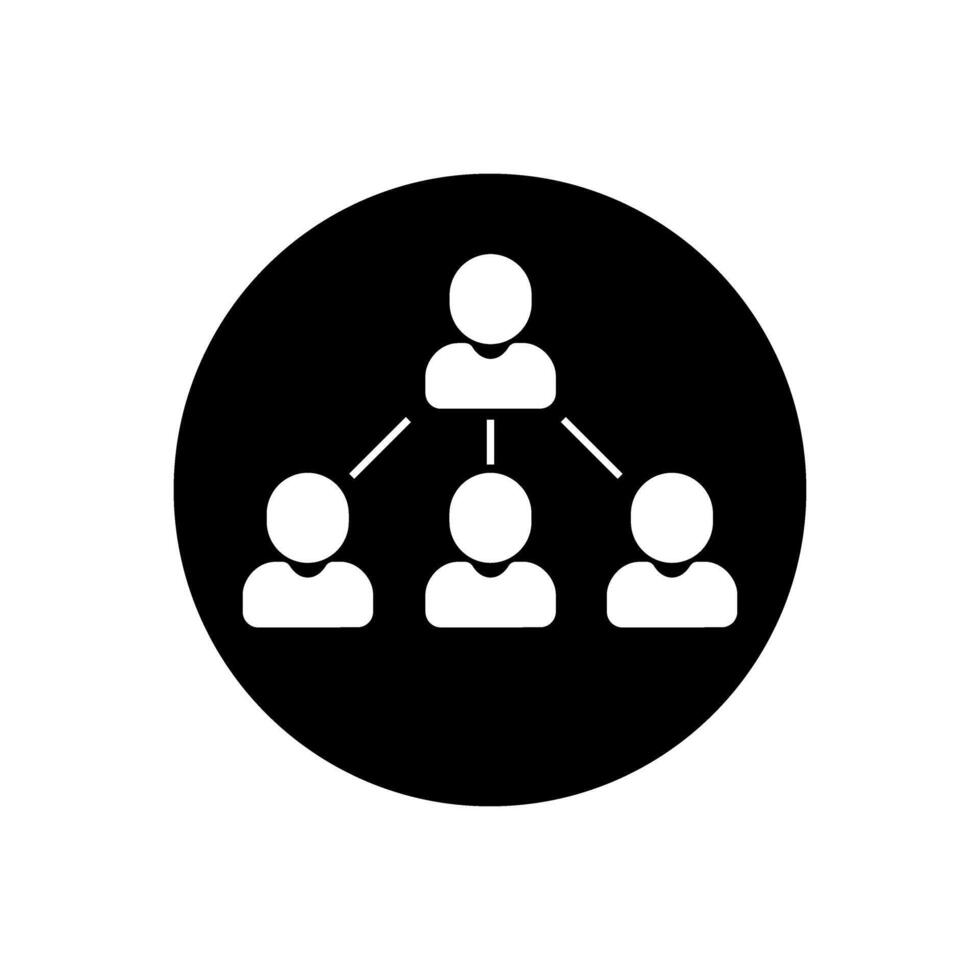 Referral program icon vector. Referral illustration sign. Team symbol. Management logo. vector