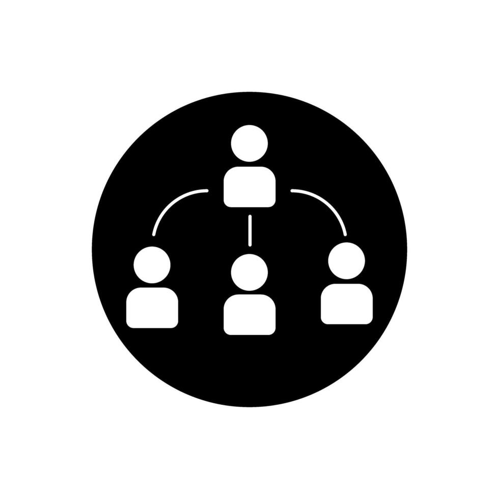 Referral program icon vector. Referral illustration sign. Team symbol. Management logo. vector