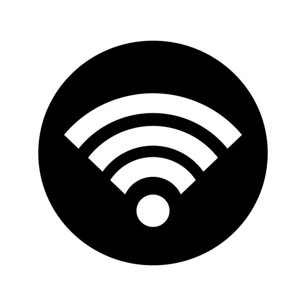 señal icono vector. Wifi ilustración signo. antena y satélite señal simbolos inalámbrico logo. vector