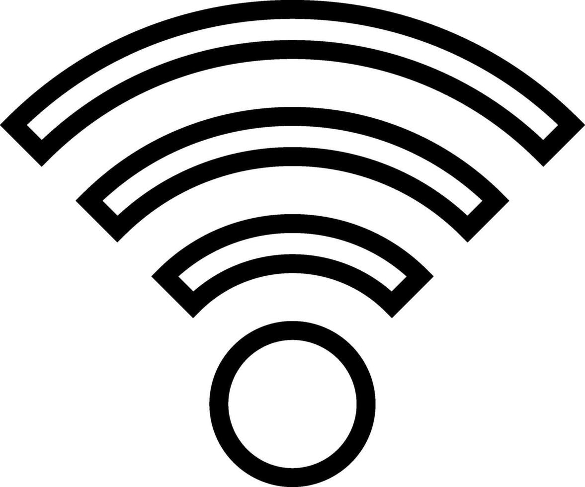 señal icono vector. Wifi ilustración signo. antena y satélite señal simbolos inalámbrico logo. vector