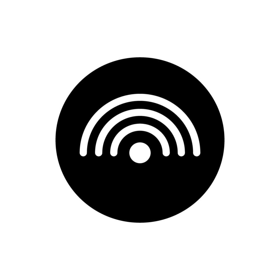 señal icono vector. Wifi ilustración signo. antena y satélite señal simbolos inalámbrico logo. vector